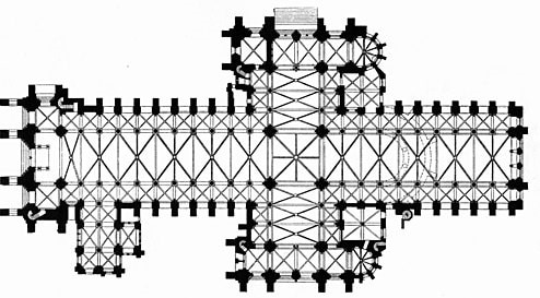 Cruciform plan of the Cathedral | Wikipedia
