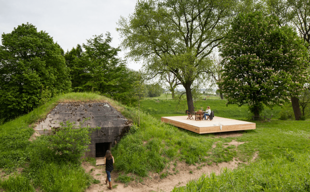 Bunker Pavilion outside view