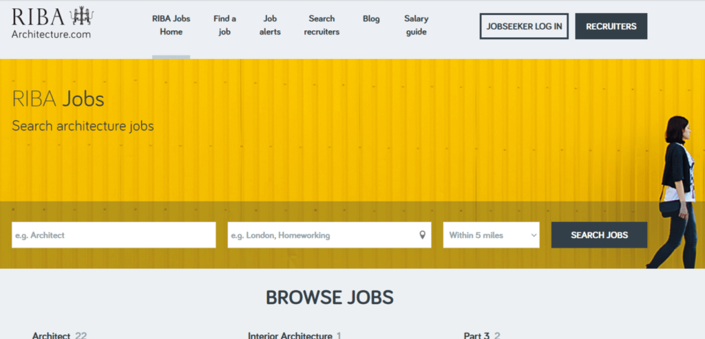 The Homepage of RIBA Jobs