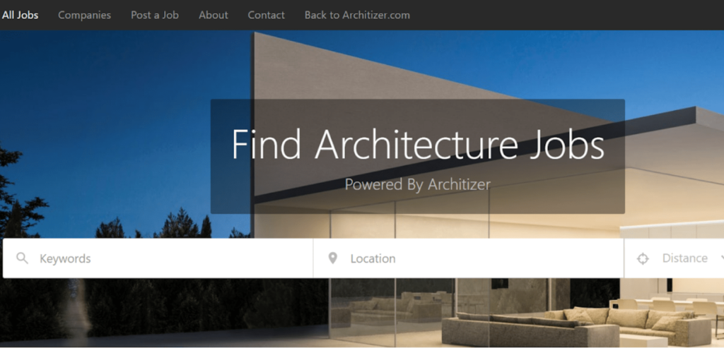 The Homepage of Architizer